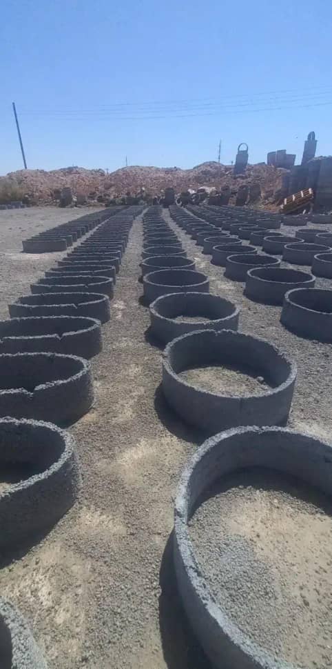 تولید و فروش نای سیمانی و حفره چاه شریفیان در کرمان